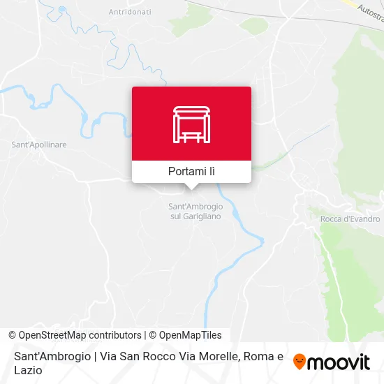 Mappa Sant'Ambrogio | Via San Rocco Via Morelle