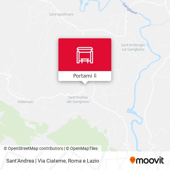 Mappa Sant'Andrea | Via Ciateme