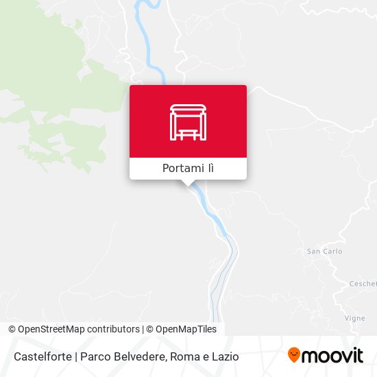 Mappa Castelforte | Parco Belvedere