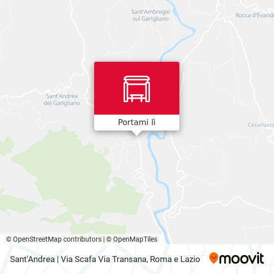 Mappa Sant'Andrea | Via Scafa Via Transana