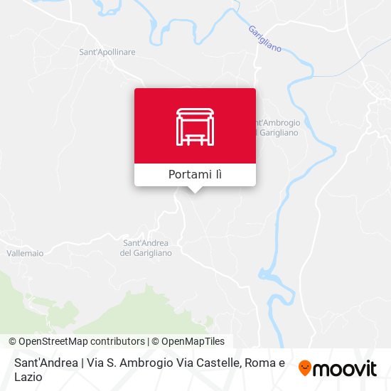Mappa Sant'Andrea | Via S. Ambrogio Via Castelle