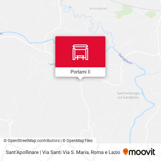 Mappa Sant'Apollinare | Via Santi Via S. Maria