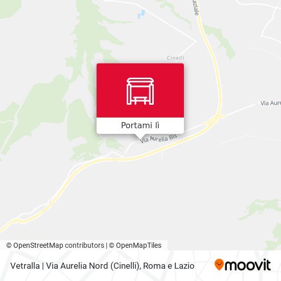 Mappa Vetralla | Via Aurelia Nord (Cinelli)