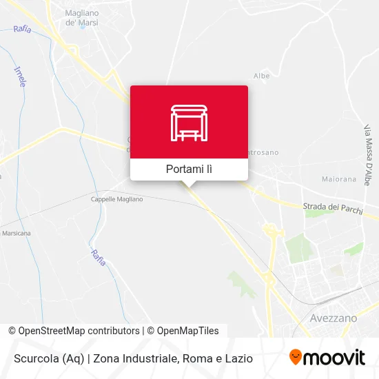 Mappa Scurcola (Aq) | Zona Industriale