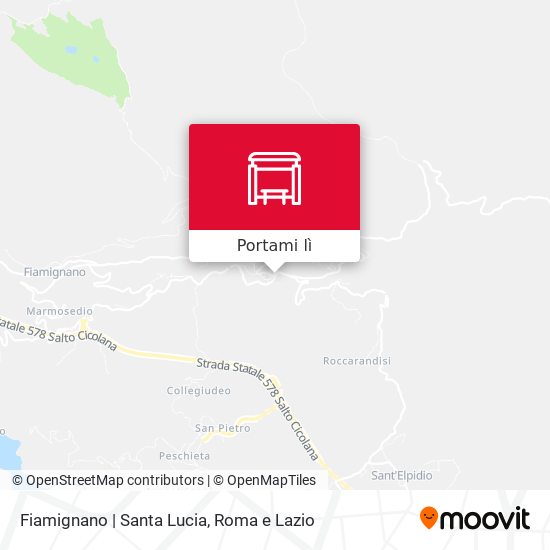 Mappa Fiamignano | Santa Lucia
