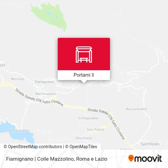 Mappa Fiamignano | Colle Mazzolino