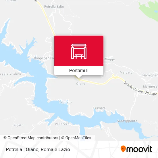 Mappa Petrella | Oiano