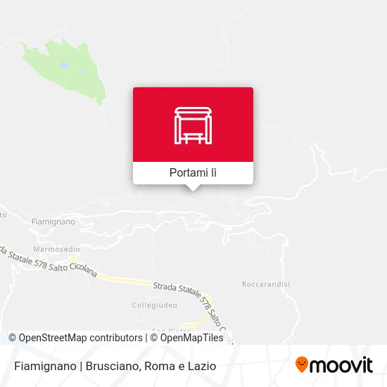 Mappa Fiamignano | Brusciano