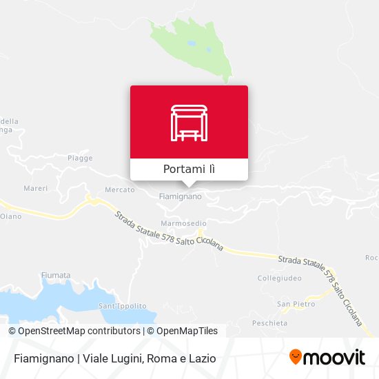 Mappa Fiamignano | Viale Lugini