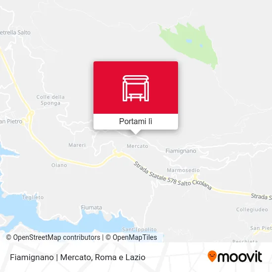 Mappa Fiamignano | Mercato