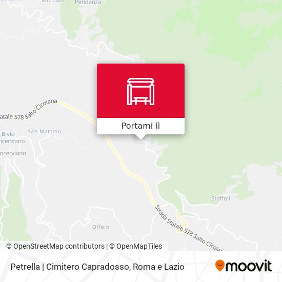 Mappa Petrella | Cimitero Capradosso