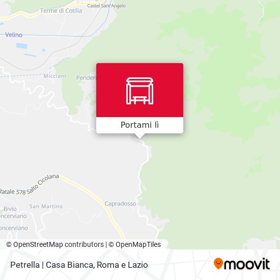 Mappa Petrella | Casa Bianca