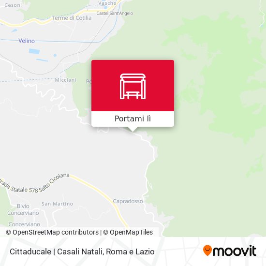 Mappa Cittaducale | Casali Natali