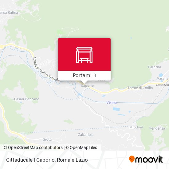 Mappa Cittaducale | Caporio