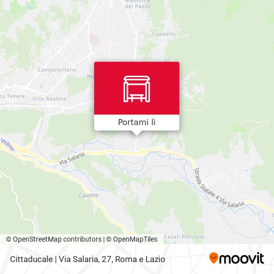 Mappa Cittaducale | Via Salaria, 27
