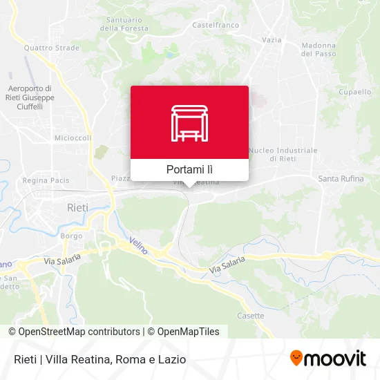 Mappa Rieti | Villa Reatina