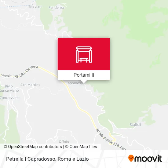 Mappa Petrella | Capradosso