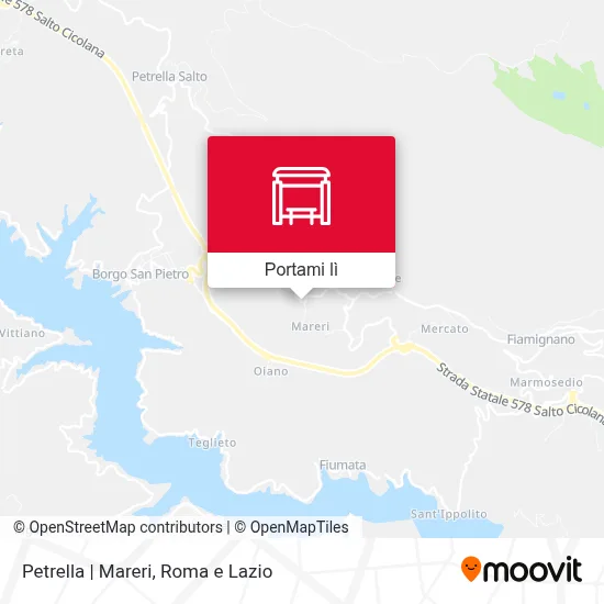 Mappa Petrella | Mareri