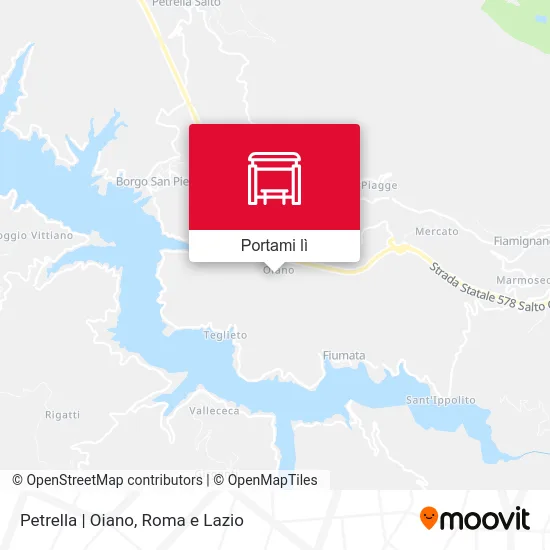 Mappa Petrella | Oiano