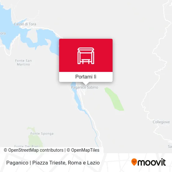 Mappa Paganico | Piazza Trieste