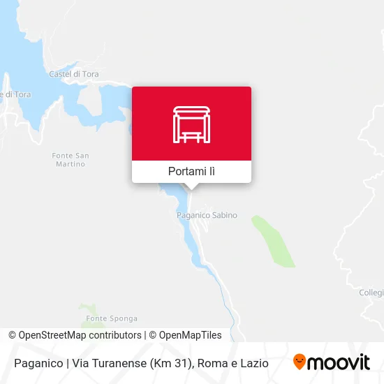 Mappa Paganico | Via Turanense (Km 31)