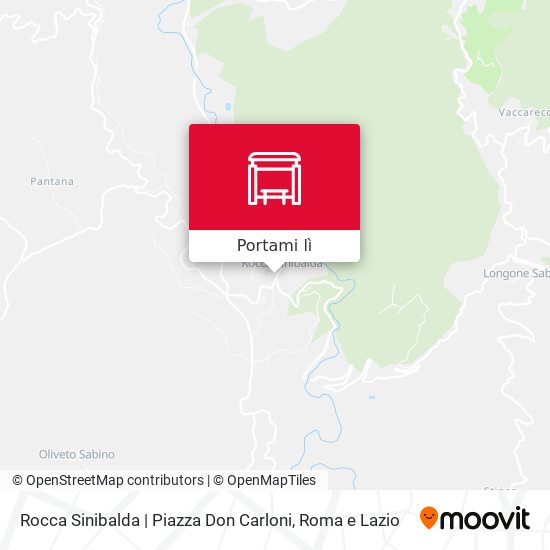 Mappa Rocca Sinibalda | Piazza Don Carloni