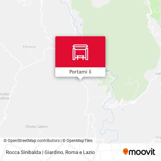 Mappa Rocca Sinibalda | Giardino