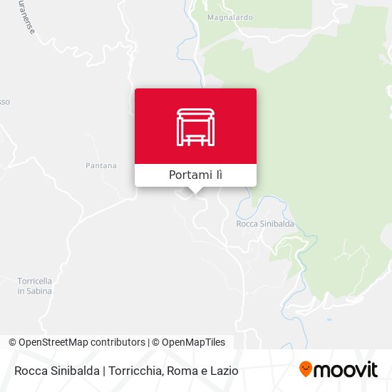 Mappa Rocca Sinibalda | Torricchia
