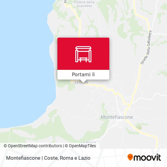 Mappa Montefiascone | Coste