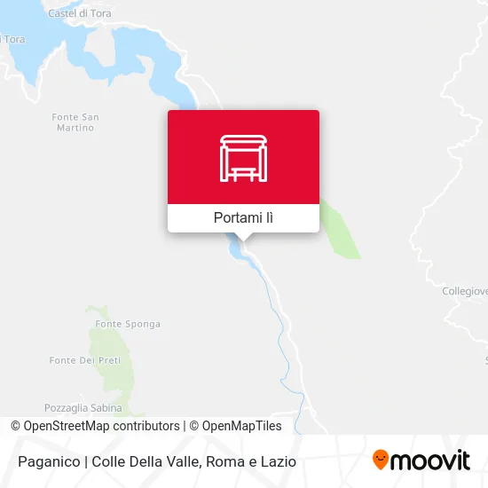 Mappa Paganico | Colle Della Valle