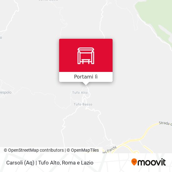 Mappa Carsoli (Aq) | Tufo Alto