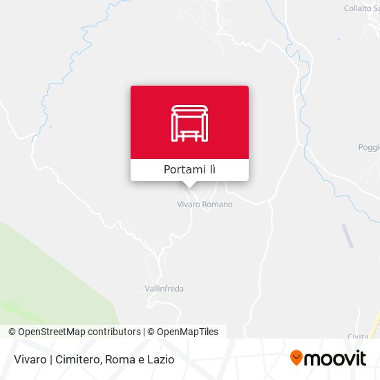 Mappa Vivaro | Cimitero