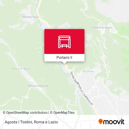 Mappa Agosta | Tostini