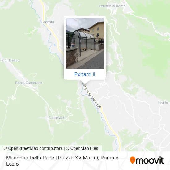 Mappa Madonna Della Pace | Piazza XV Martiri