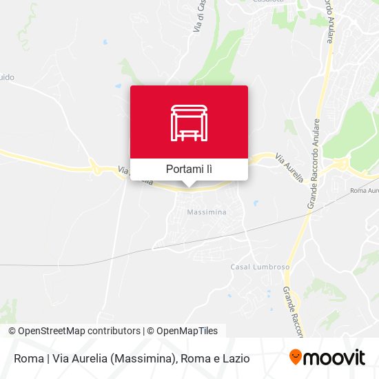 Mappa Roma | Via Aurelia (Massimina)