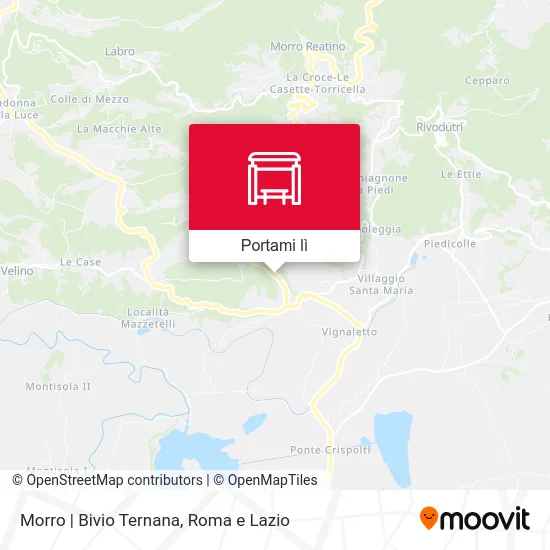 Mappa Morro | Bivio Ternana