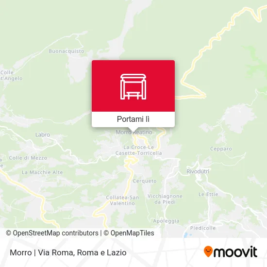 Mappa Morro | Via Roma
