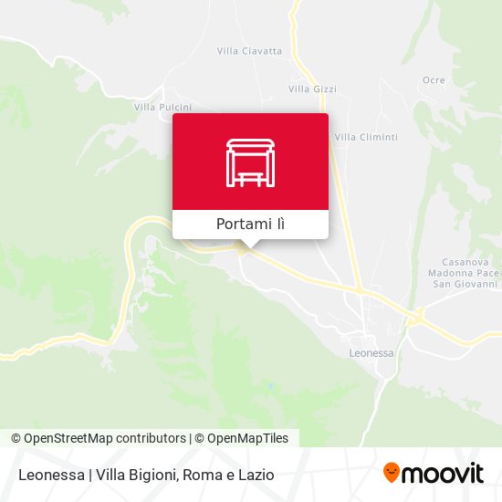 Mappa Leonessa | Villa Bigioni