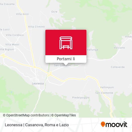 Mappa Leonessa | Casanova