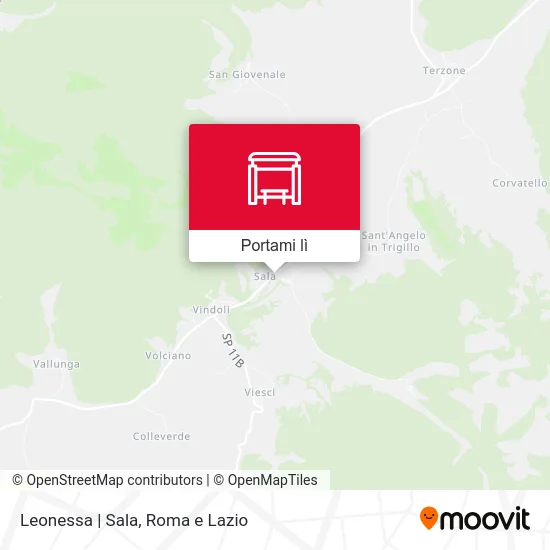 Mappa Leonessa | Sala