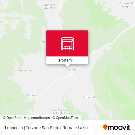 Mappa Leonessa | Terzone San Pietro