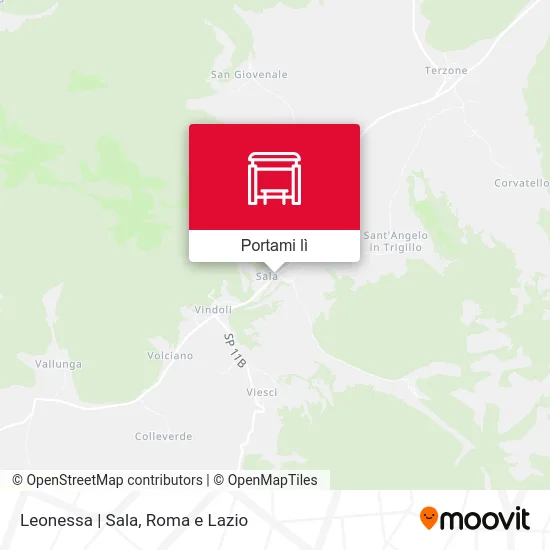 Mappa Leonessa | Sala