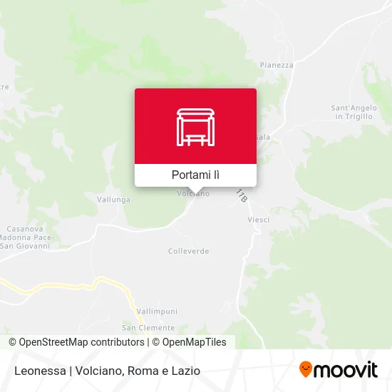 Mappa Leonessa | Volciano