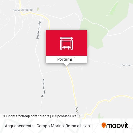 Mappa Acquapendente | Campo Morino