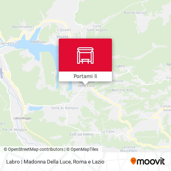 Mappa Labro | Madonna Della Luce