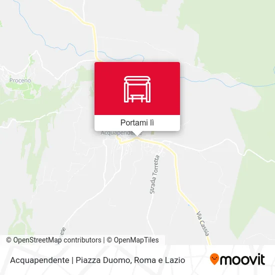 Mappa Acquapendente | Piazza Duomo