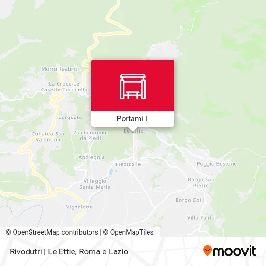 Mappa Rivodutri | Le Ettie