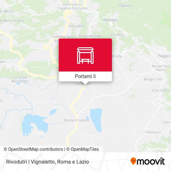 Mappa Rivodutri | Vignaletto