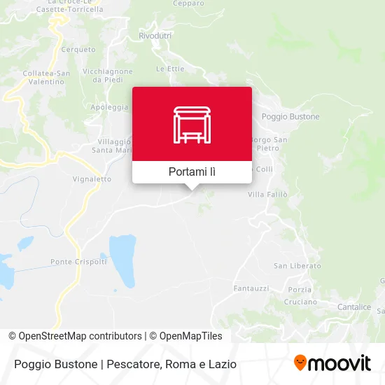 Mappa Poggio Bustone | Pescatore