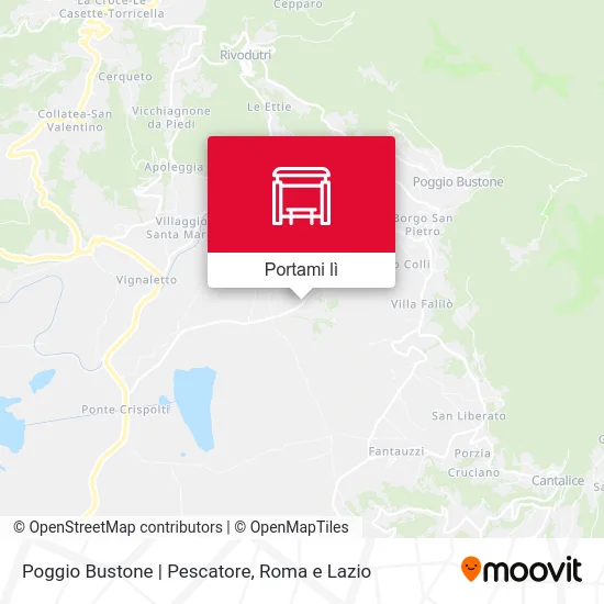 Mappa Poggio Bustone | Pescatore
